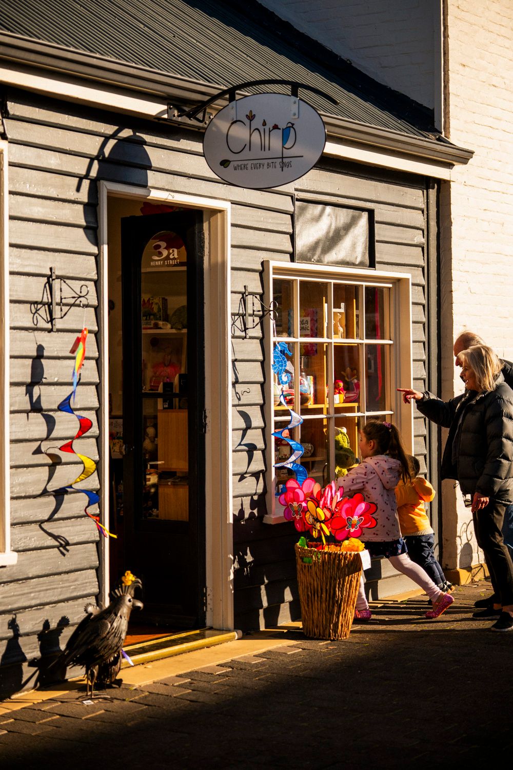 The welcoming interior of Chirp Richmond.